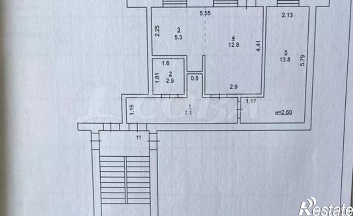 2-комн квартира улица Сулеймана Стальского, 20,  д. 20