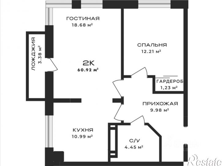 2-комн квартира в новом доме улица Магомедали Магомеджановa, 30,  д. 30