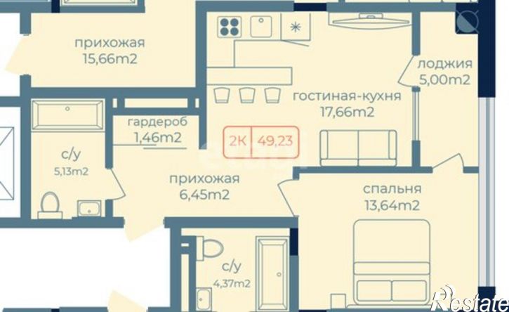 1-комн квартира улица Сулеймана Эфендиева, 25