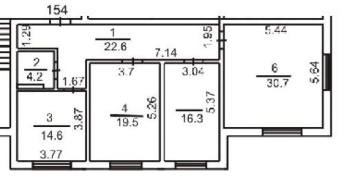 3-комн квартира Кирова улица, д.68А