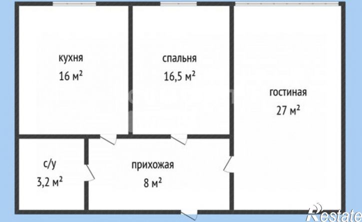 2-комн квартира Кизилюртовская улица, 3А,  д. 3А