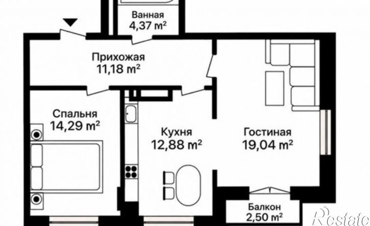 2-комн квартира ул Магомедали Магомеджанова, 16,  д. 16