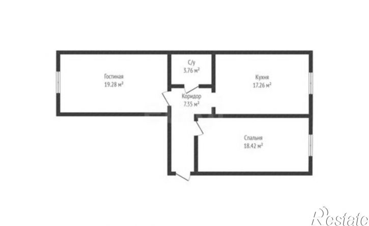 2-комн квартира проспект М. Омарова, 8А,  д. 8А